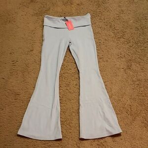 Edikted Sky Blue Flared Pants